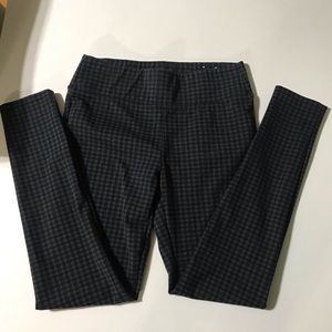d.jeans plaid stretch pants